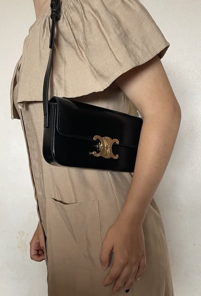 Жіноча сумка Celine Triomphe 21см. — Фото 9 з 9