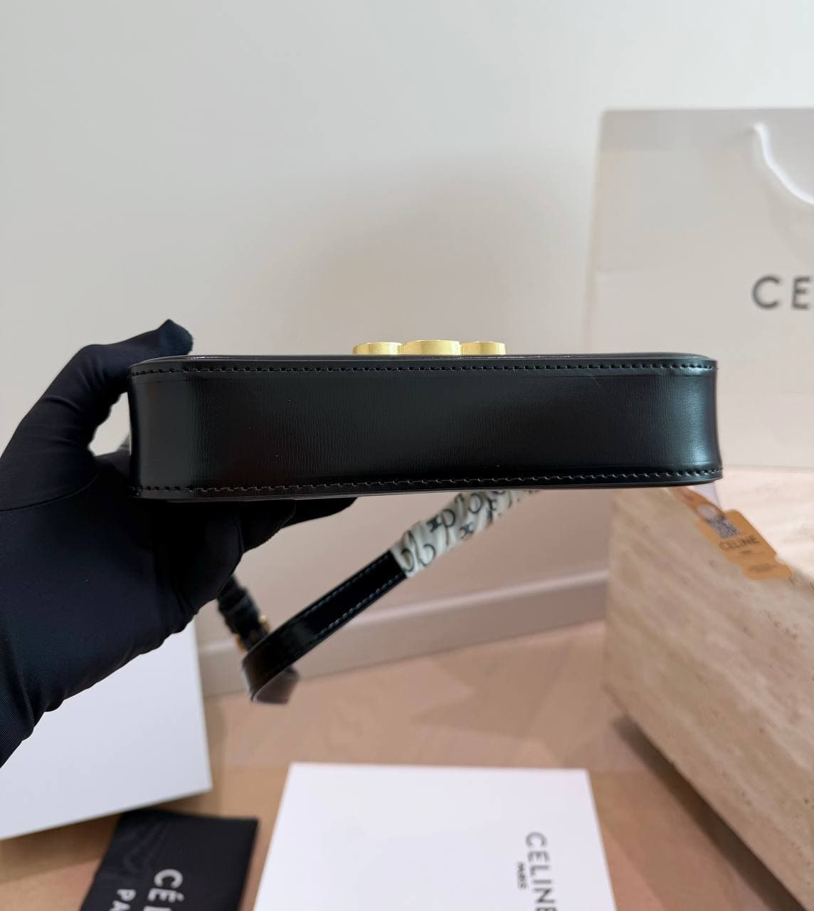 Жіноча сумка Celine Triomphe 21см. — Фото 4 з 9